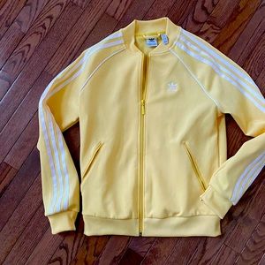 Adidas Yellow Track Jacket Small